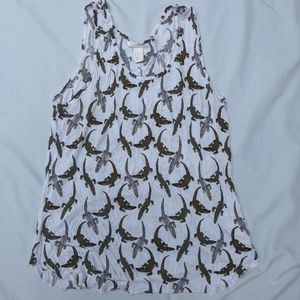 H&M Alligator Print Tank Top
